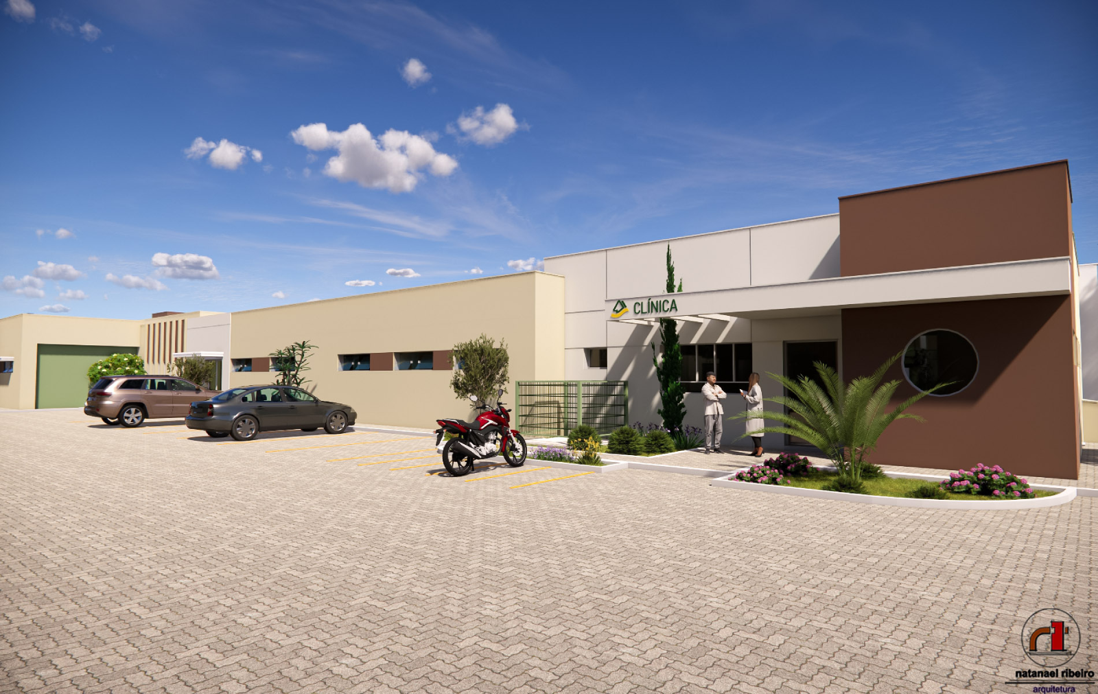 COOMAP, projeto arquitetônico institucional desenvolvido pelo escritório Natanael Ribeiro Arquiteto em Alfenas, MG.