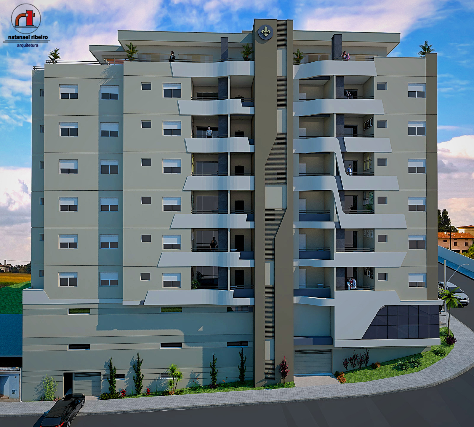 Projetos de edifícios desenvolvidos pelo escritório Natanael Ribeiro Arquitetura em Alfenas e região, com foco técnico e funcional.