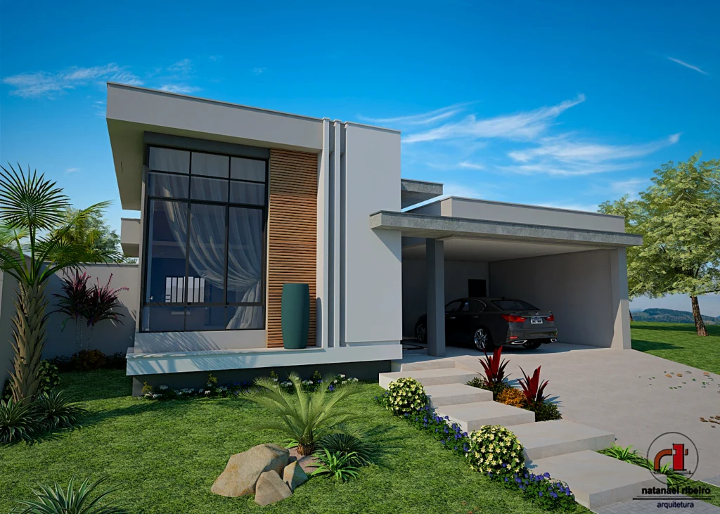 Projetos de casas desenvolvidos pelo escritório Natanael Ribeiro Arquitetura em Alfenas e região, com foco em técnica e identidade.