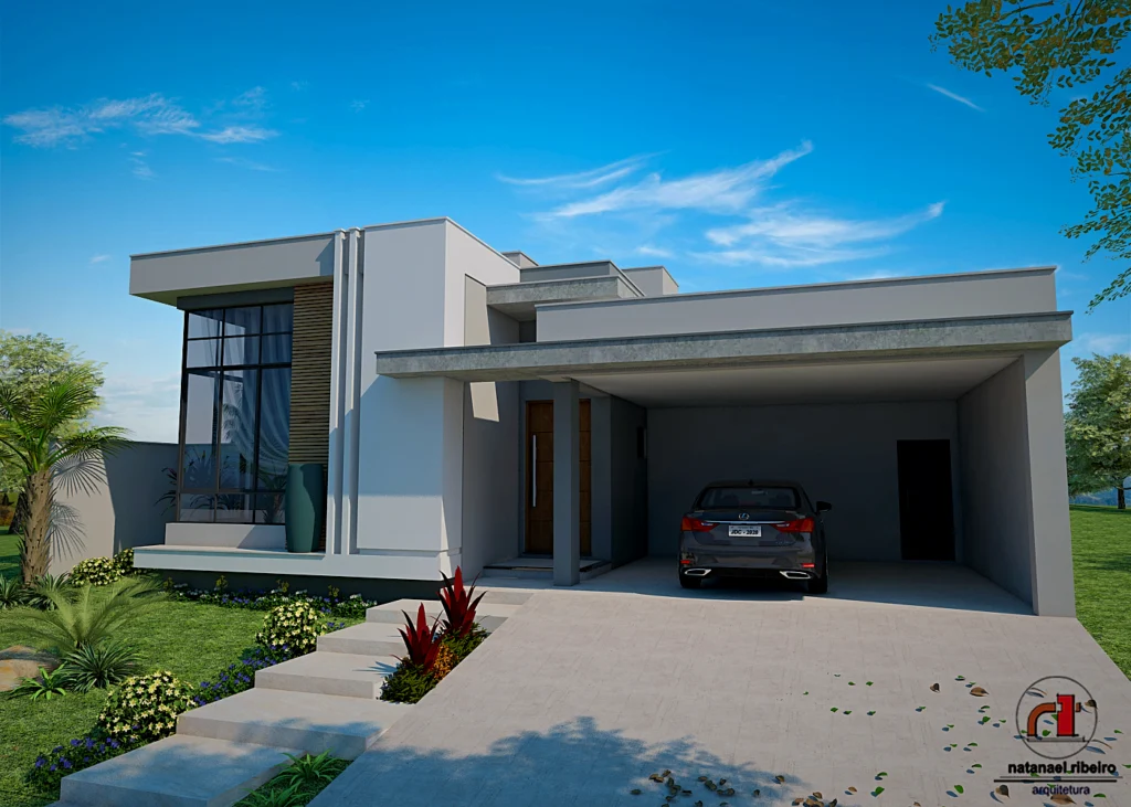 Projetos de casas desenvolvidos pelo escritório Natanael Ribeiro Arquitetura em Alfenas e região, com foco em técnica e identidade.