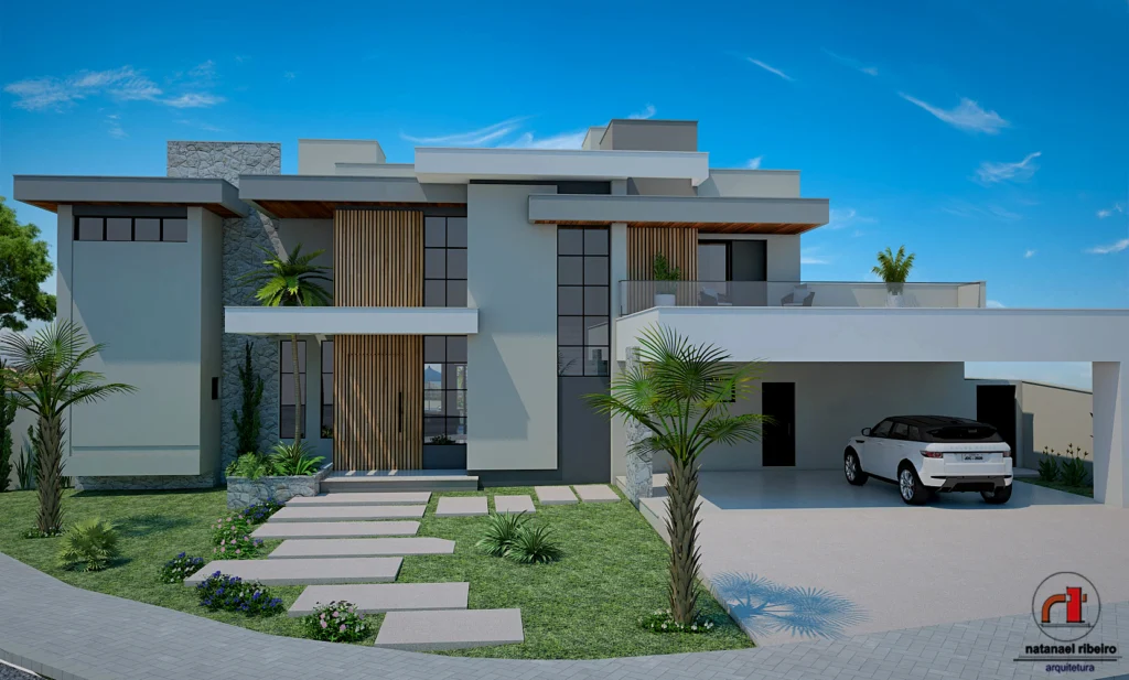 Projetos de casas desenvolvidos pelo escritório Natanael Ribeiro Arquitetura em Alfenas e região, com foco em técnica e identidade.