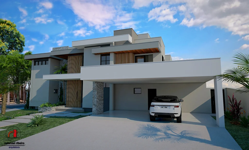 Projetos de casas desenvolvidos pelo escritório Natanael Ribeiro Arquitetura em Alfenas e região, com foco em técnica e identidade.