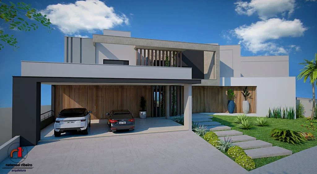 Projetos de casas desenvolvidos pelo escritório Natanael Ribeiro Arquitetura em Alfenas e região, com foco em técnica e identidade.