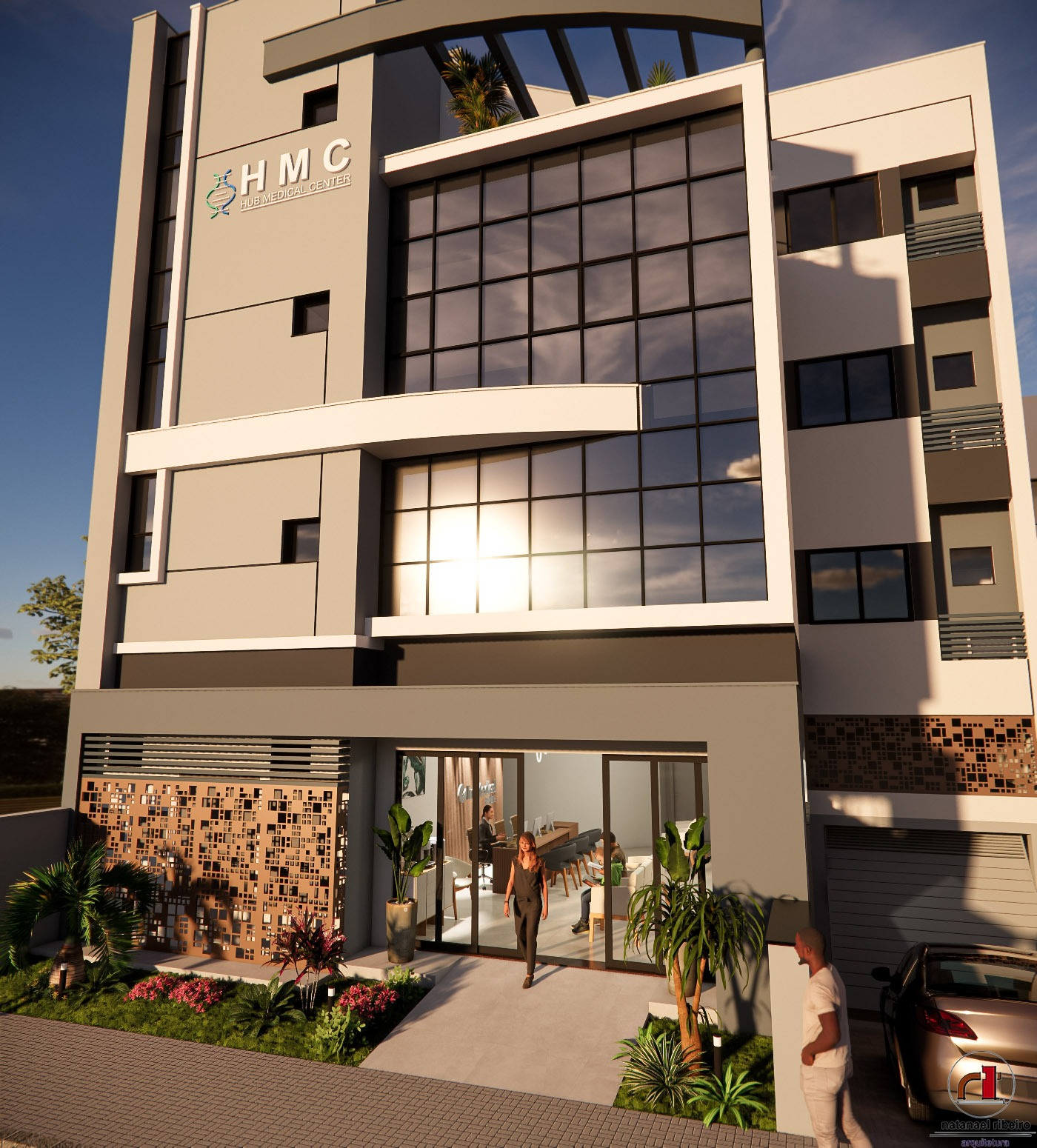 Projetos de clínicas desenvolvidos pelo escritório Natanael Ribeiro Arquitetura em Alfenas e região, com foco em funcionalidade e acolhimento.