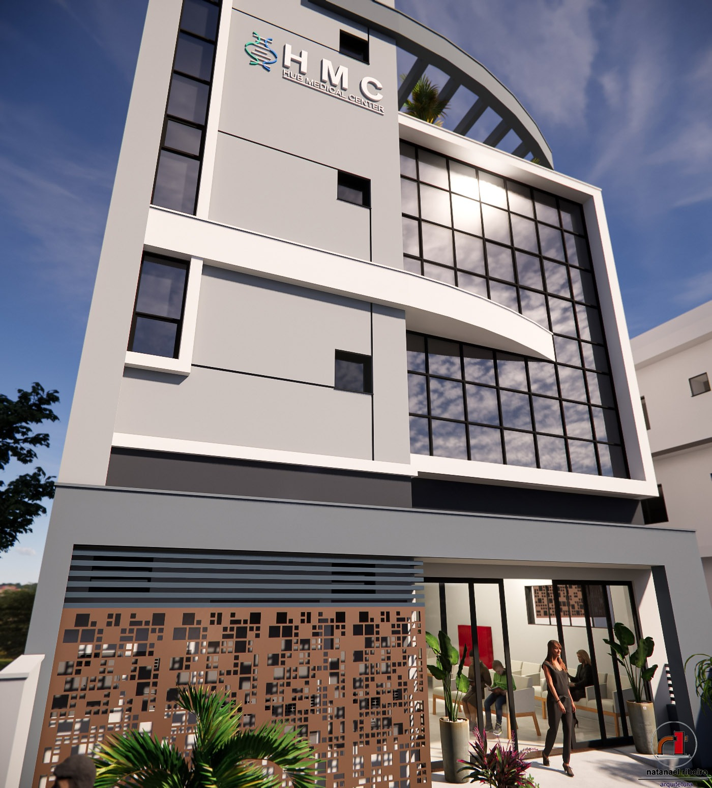 Projetos de clínicas desenvolvidos pelo escritório Natanael Ribeiro Arquitetura em Alfenas e região, com foco em funcionalidade e acolhimento.